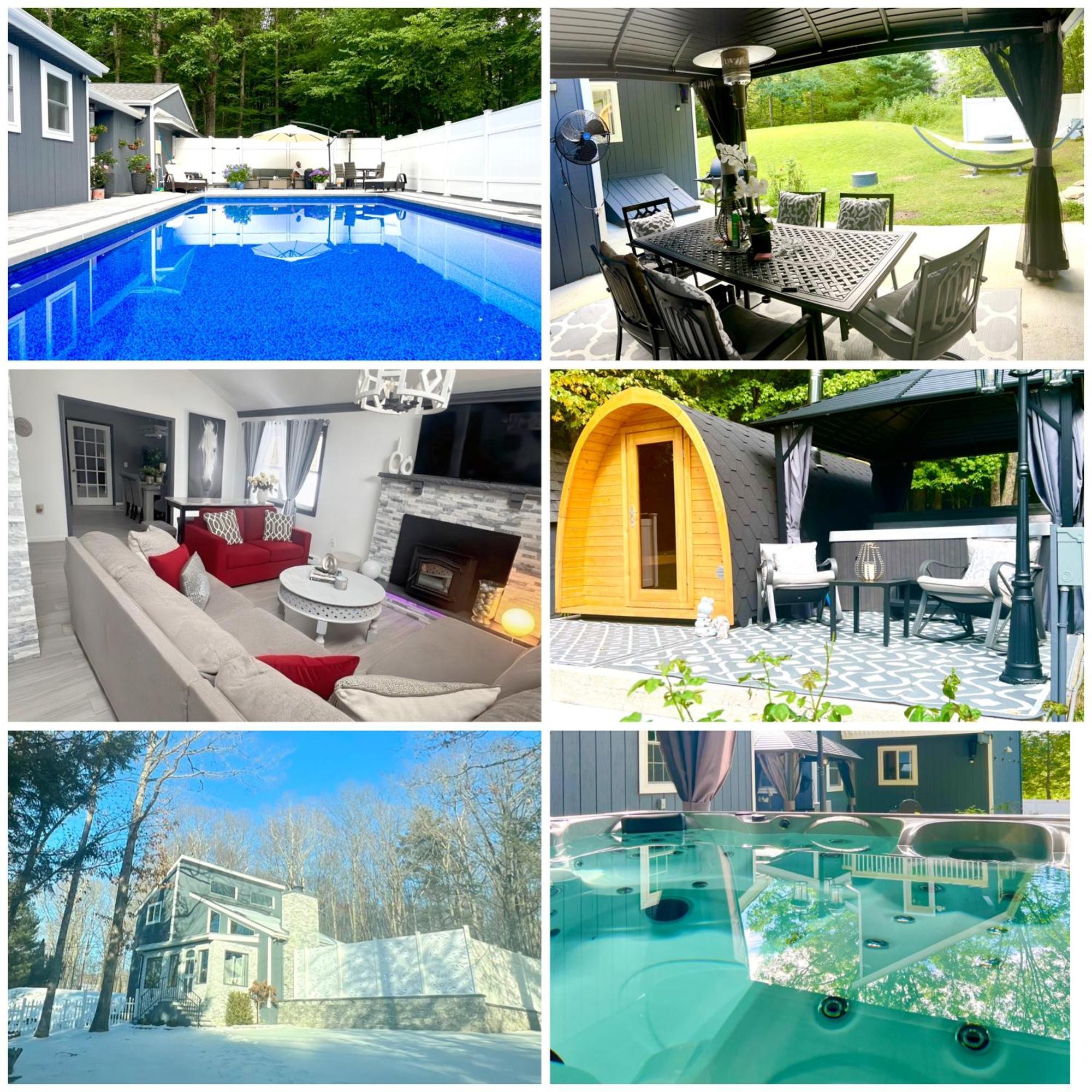 Amazing Poconos House . Sauna/Hot Tub/Private Pool East Stroudsburg Eksteriør bilde